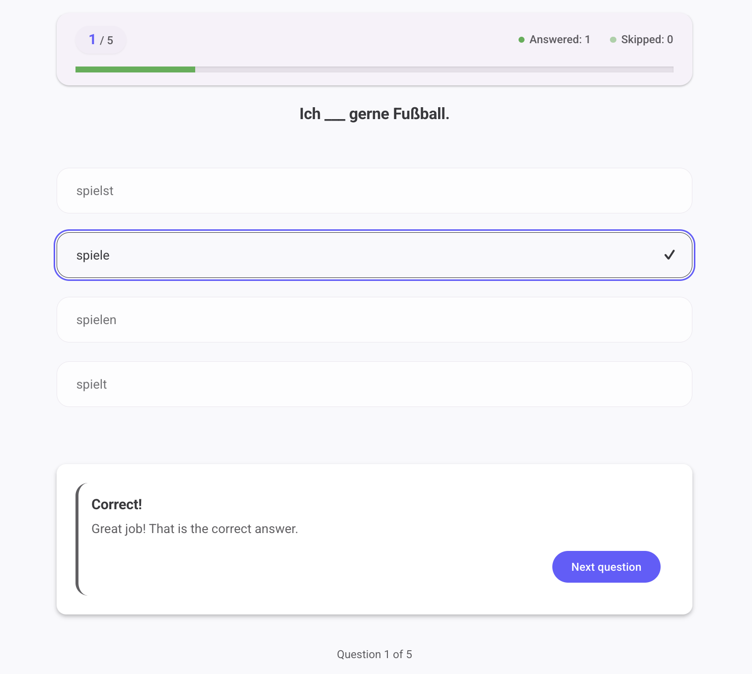 Answer Questions